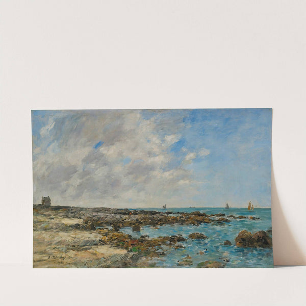 Le Croisic. Bord De Mer (1897) by Eugène Boudin