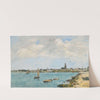 Le Croisic. Vue Generale Prise De Pempron (1897) by Eugène Boudin