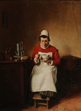 Le déjeuner ou le bol de café