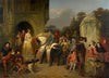Le départ de Marie de Bourgogne pour la chasse aux faucons