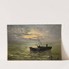 Le départ pour la pêche à Berck-sur-Mer by Léonie-Marie Hécart
