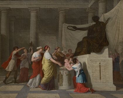 Le Dévouement des Citoyennes de Paris (The Dedication of the Citizens of Paris)