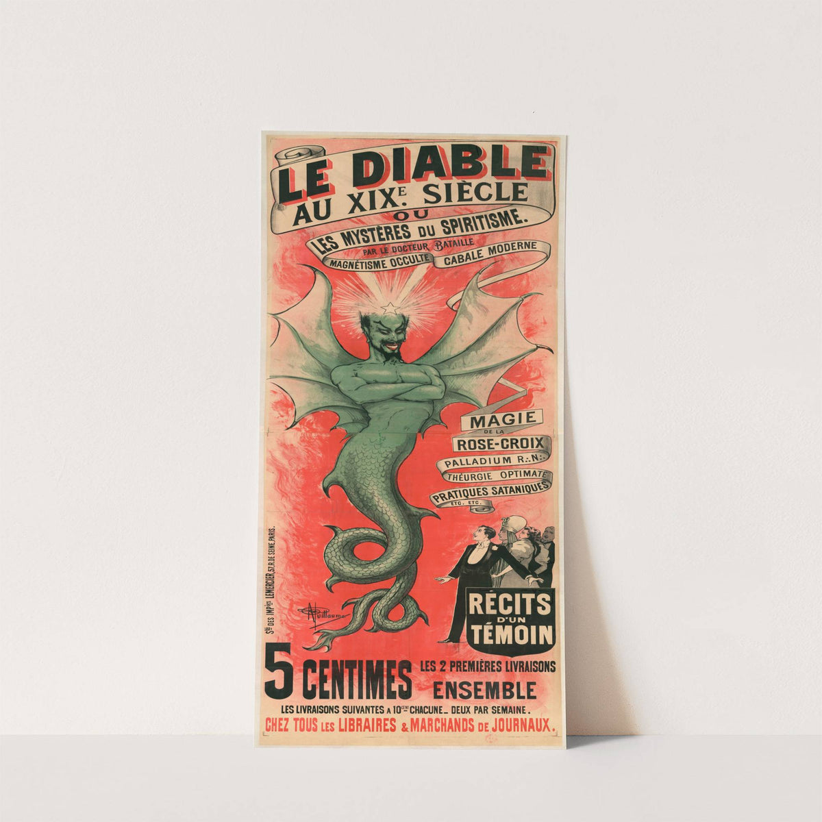 Le Diable au XIXe siècle (1895) by Albert Guillaume