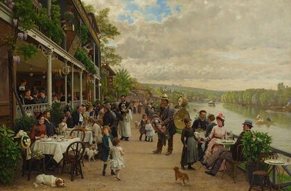 Le dimanche au bas-meudon