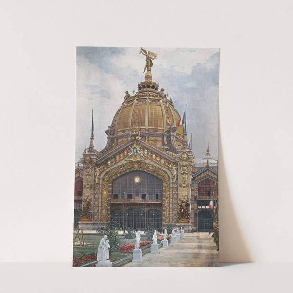 Le dome central du palais du champ mars by Anonymous