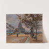 Le Dôme des Invalides vu depuis l&#039;avenue de Ségur by Ernest Jules Renoux