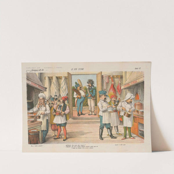 Le due cucine (1878) by Augusto Grossi
