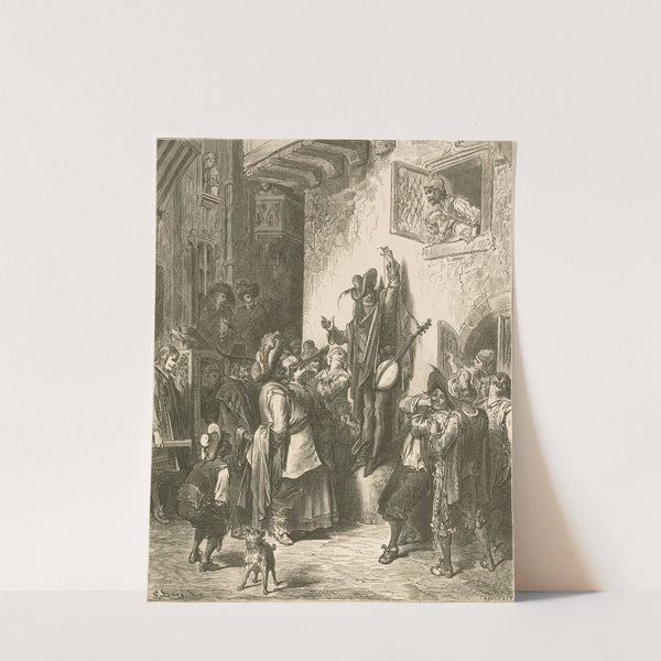 Le fou qui vend la sagesse (1868) by Gustave Doré