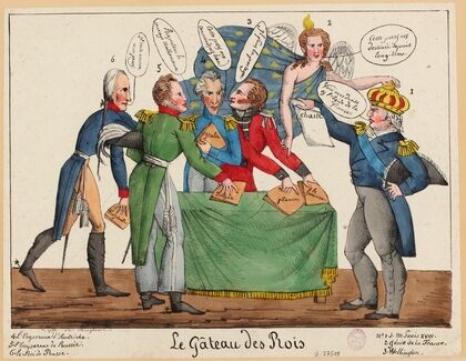 Le gâteau des Rois (1815)