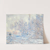 Le Givre À Giverny (1885) by Claude Monet