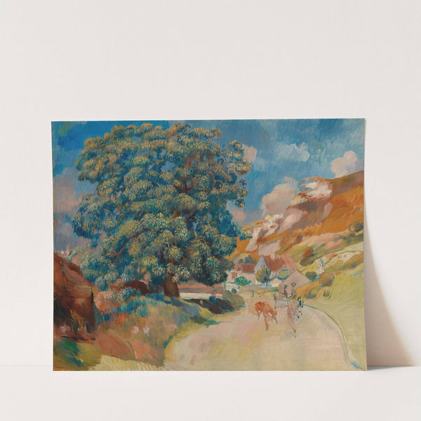 Le Grand Arbre Au Bord De La Route by Pierre-Auguste Renoir