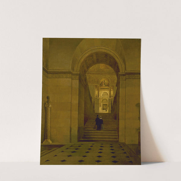 Le grand escalier du Louvre by Victor Duval