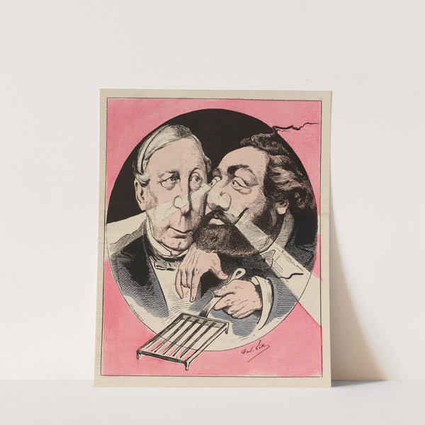 Le Gril de Saint Leurent (1877) by André Gill