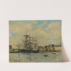 Le Havre. Bassin De La Barre (1892) by Eugène Boudin
