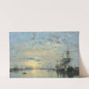 Le Havre, Bassin De L’eure (1872) by Eugène Boudin