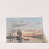 Le Havre. L’avant-port (1885) by Eugène Boudin