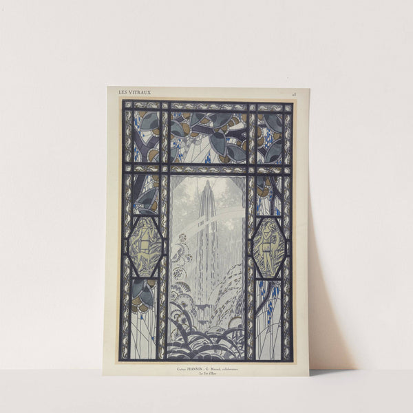 Le jet d&#039;eau, au Pavillon du Vitrail by Jacques Gruber