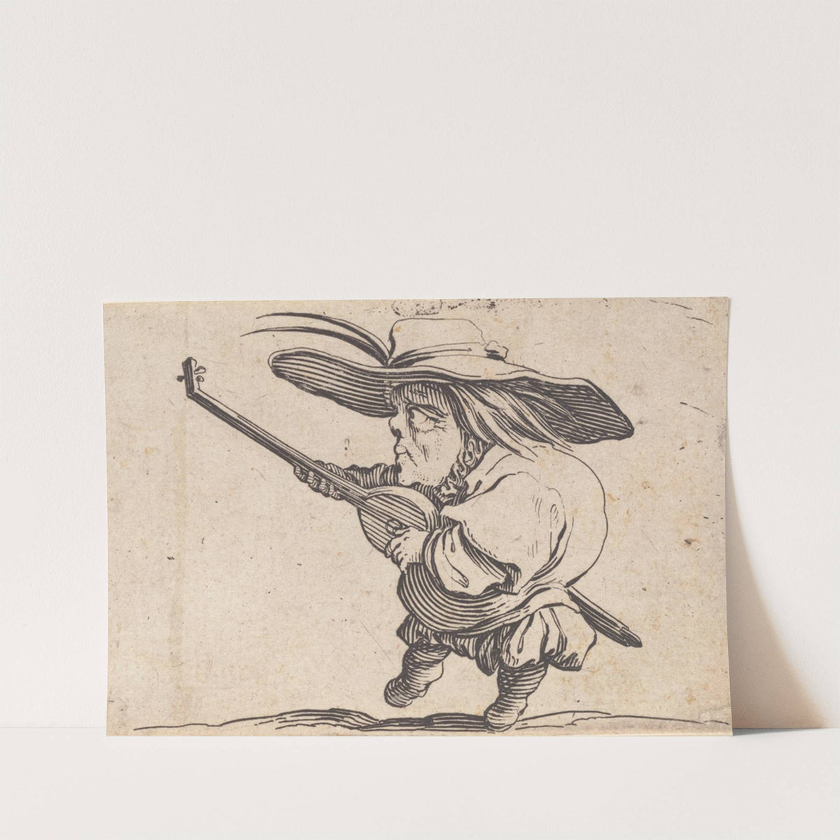 Le joeuer de luth by Jacques Callot