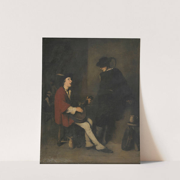 Le Joueur de guitare by Théodule Ribot