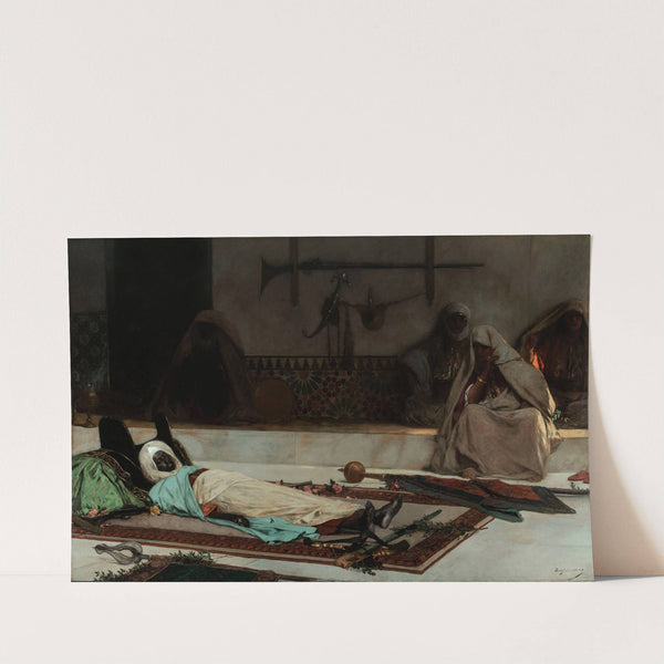 Le jour des funérailles - Scène du Maroc by Jean-Joseph-Benjamin Constant