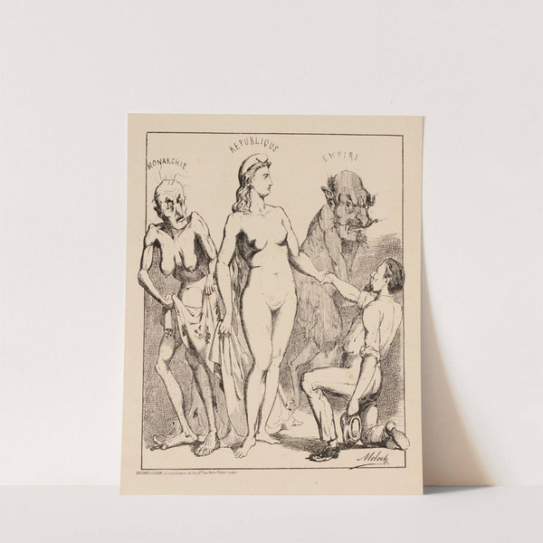 Le jugement de Pâris by Moloch (Alphonse Hector Colomb)