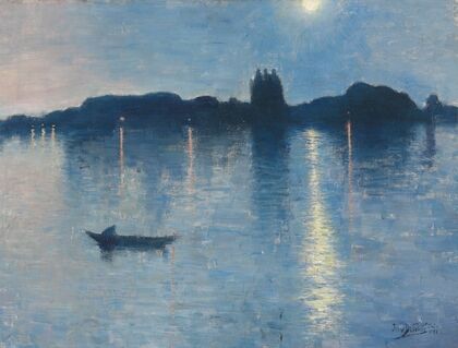 Le lac au clair de lune (1888)