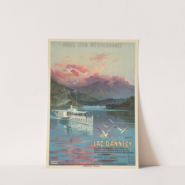 Le Lac d’Annecy, Paris-Lyon-Méditerranée (1900) by Frederic Hugo d’ Alési