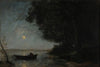Le lac ; effet de nuit