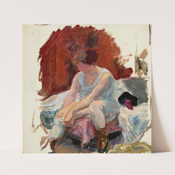 Le lever, les bas by Pierre Bonnard