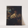 Le lion amoureux by Camille-Joseph-Etienne Roqueplan