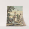 Le loup et le chien maigre (The Wolf and the Thin Dog) by Louis-Simon Lempereur