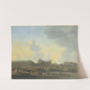 Le Louvre et l&#039;Hôtel de Bourbon, vus de la rive gauche by Reinier Nooms