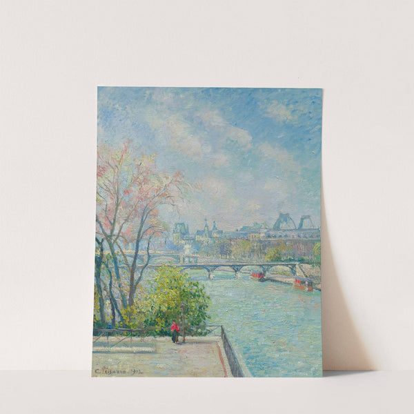 Le Louvre, Matin, Printemps (1902) by Camille Pissarro