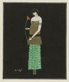 Le lys rouge ; Robe du soir de Paul Poiret
