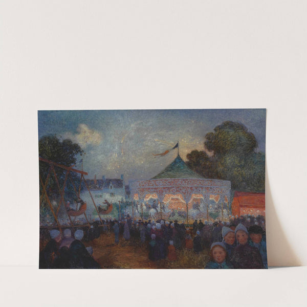 Le Manège de nuit et fête foraine by Ferdinand du Puigaudeau