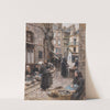 Le marché aux poissons, St. Malo by Léon Augustin Lhermitte