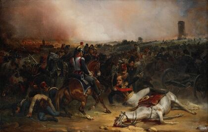Le marÃ©chal d’Empire Louis Nicolas Davout, tombÃ© de cheval, ordonne l’assaut de Markgrafneusiedl lors de la bataille de Wagram
