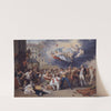 Le marquis de Pelleport (1754-1807) tente, en vain, de sauver le major de la Bastille, Antoine-Jérôme de Losme-Salbray, le 14 juillet 1789 by Charles Thévenin