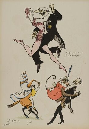 Le Massacre du Printemps ; Gabriel Astruc, Nijinsky, Frédéric Madrazzo