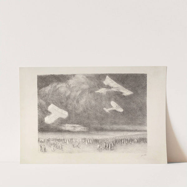 Le Meeting d’aviation à Reims (1909) by Jean Veber