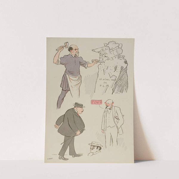 le Michel-Ange du P.L.M (1913) by Georges Goursat (Sem)