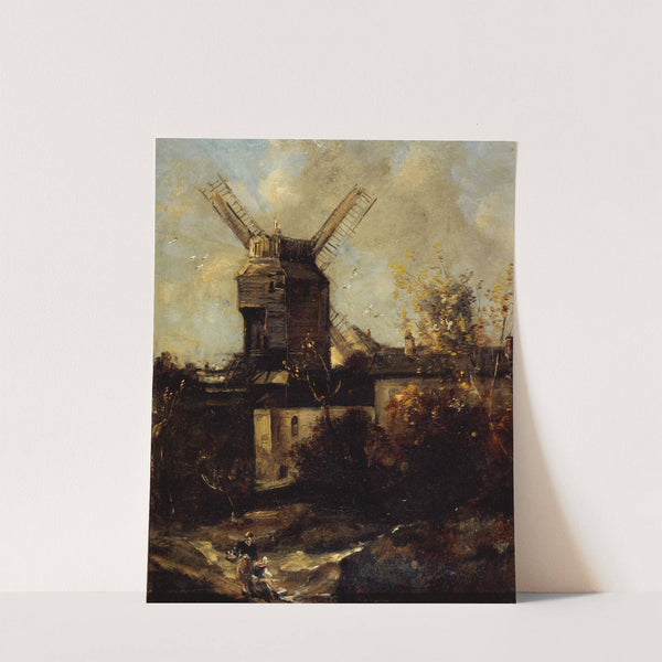 Le moulin de la Galette, à Montmartre (1861) by Antoine Vollon