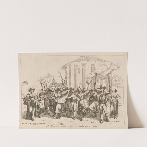 Le Mozzatore ritornando dopo la vendemmia in Roma (1809) by Bartolomeo Pinelli