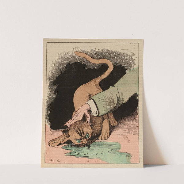 Le nez dedans (1875) by André Gill