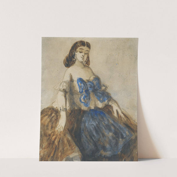 Le noeud bleu by Constantin Guys