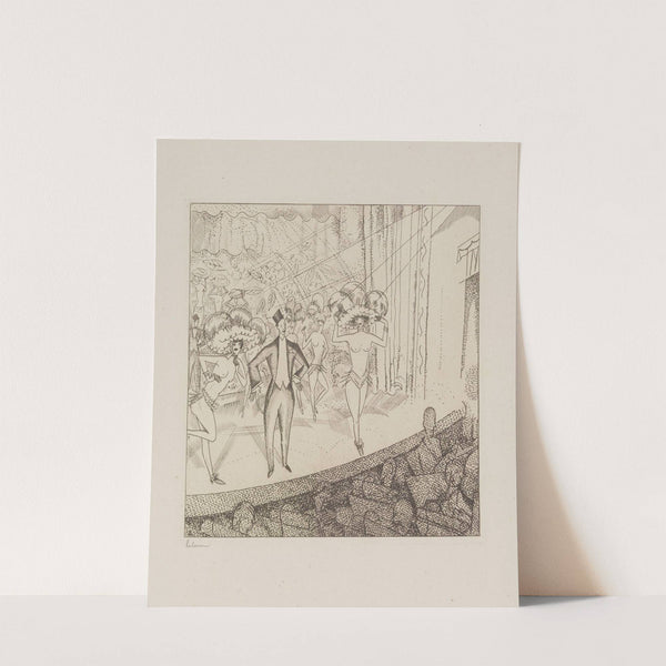 Le nu au Music-Hall (1931) by Jean-Émile Laboureur