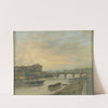 Le Palais Bourbon et le Pont Louis-XVI (pont de la Concorde) by Giuseppe Canella