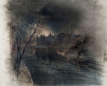 Le Palais de Justice vu du Pont-Neuf (1915-1945)