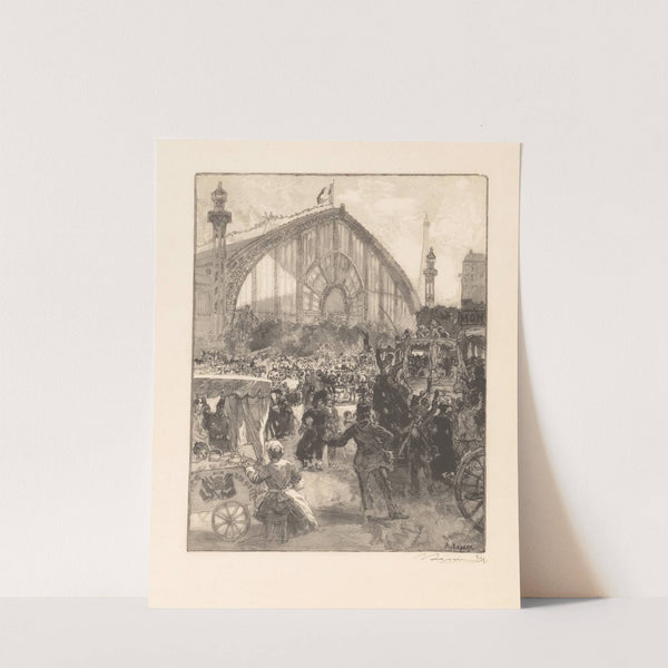 Le Palais de Machines (1849-1918) by Auguste Louis Lepère