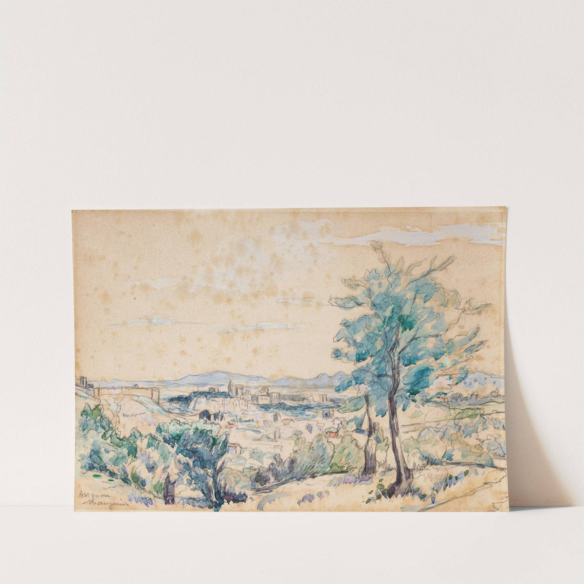 Le Palais des Papes - Avignon by Henri Manguin